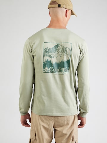 Tricou funcțional 'CSC™ Seasonal' de la COLUMBIA pe verde: față