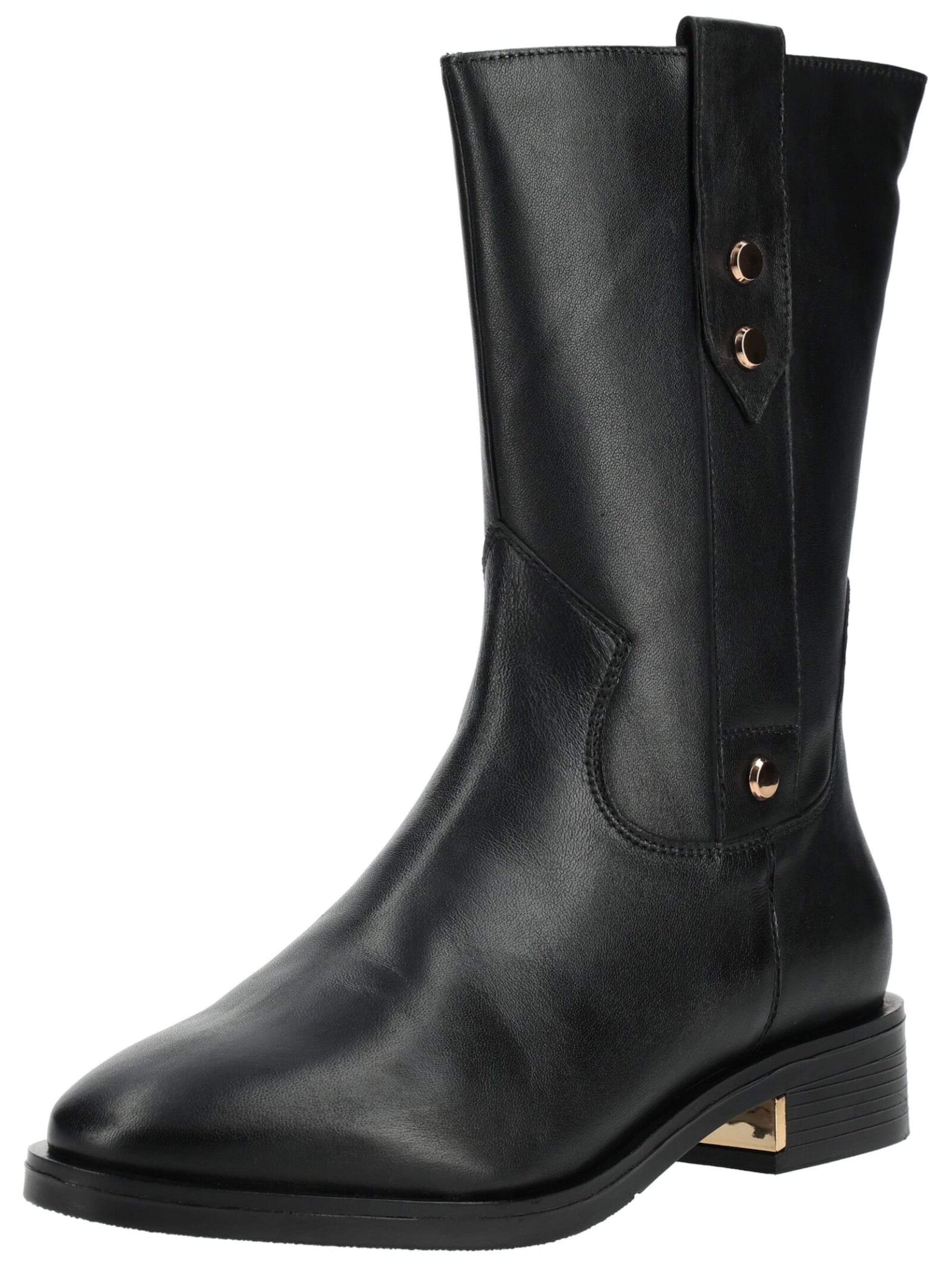Bottes GIOSEPPO en noir : devant