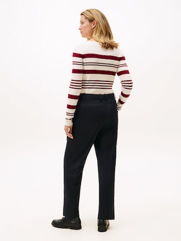 Coupe slim Pantalon à plis TOMMY HILFIGER en bleu