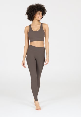 Athlecia Bustier Sport-BH 'Gaby' in Braun