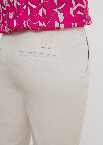 comma casual identity Slimfit Broek in Beige