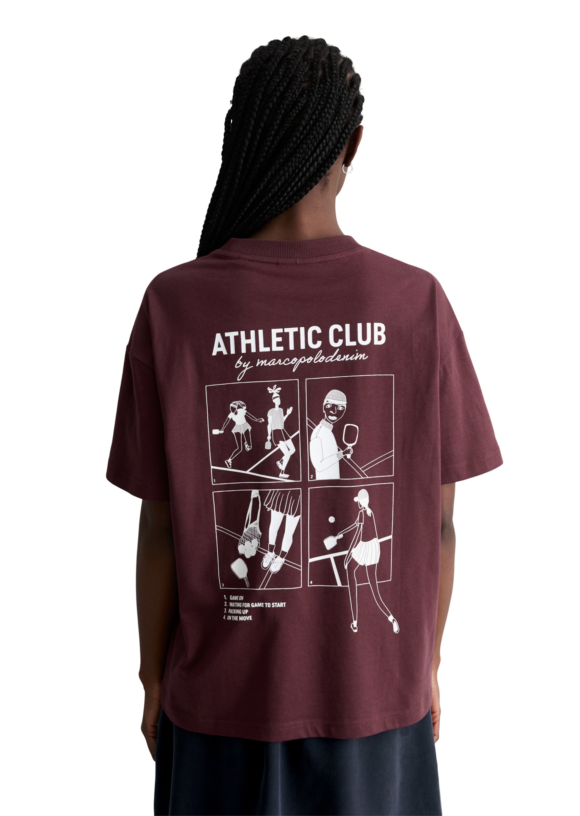 Marc O'Polo DENIM Shirt in Rood: voorkant