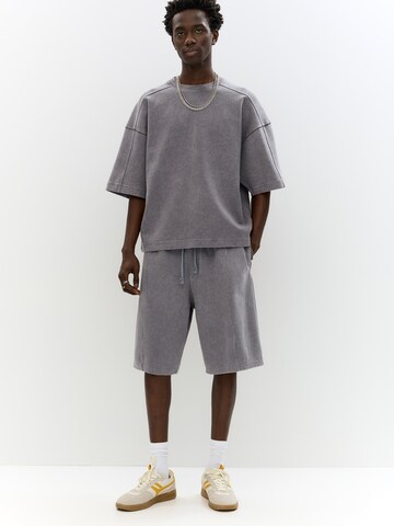 Pull&Bear Baggy Панталон в сиво