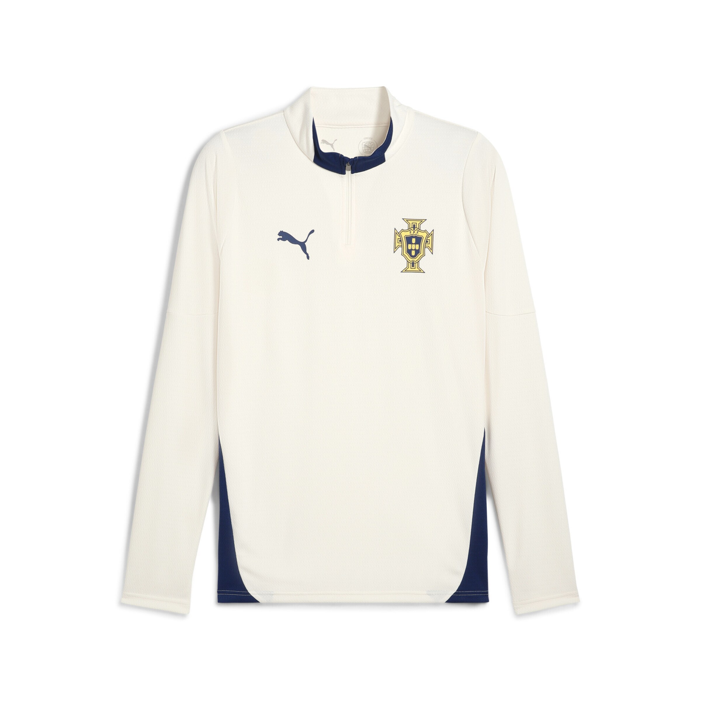 PUMA Trainingsjack 'Portugal' in Beige: voorkant