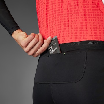 Skinny Pantaloni sportivi 'Adizero Control' di ADIDAS PERFORMANCE in nero