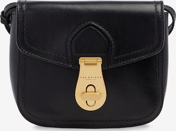 The Bridge Crossbody Bag in Black: front