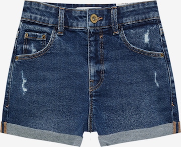 Jean Pull&Bear en bleu : devant