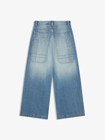 Baggy Jean Bershka en bleu