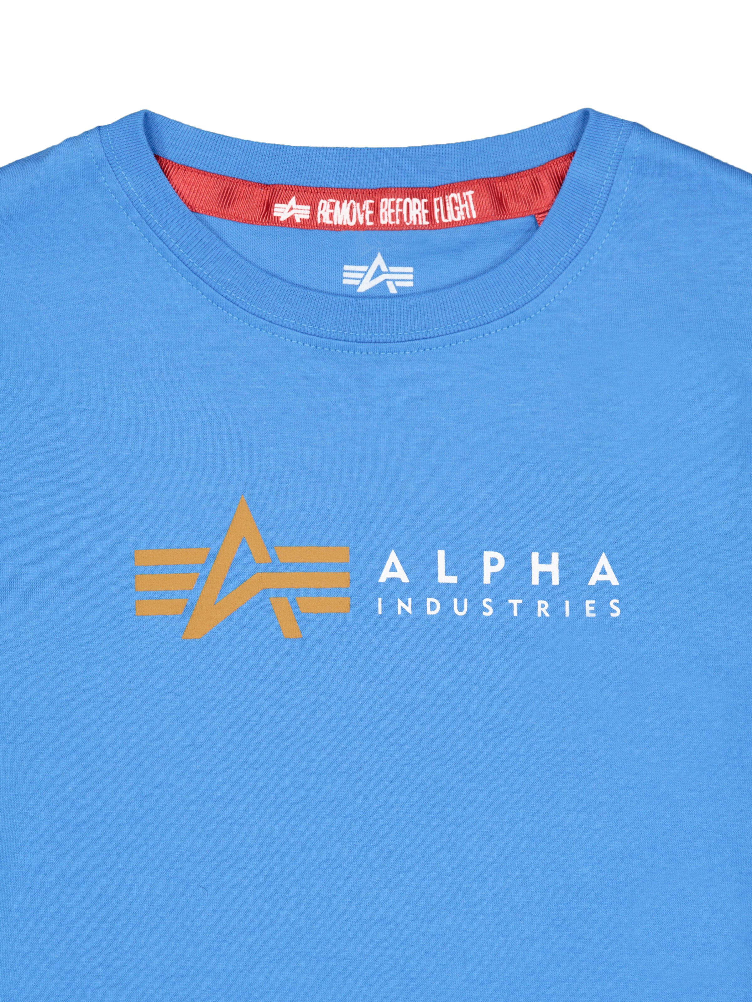 ALPHA INDUSTRIES Shirt in Blue