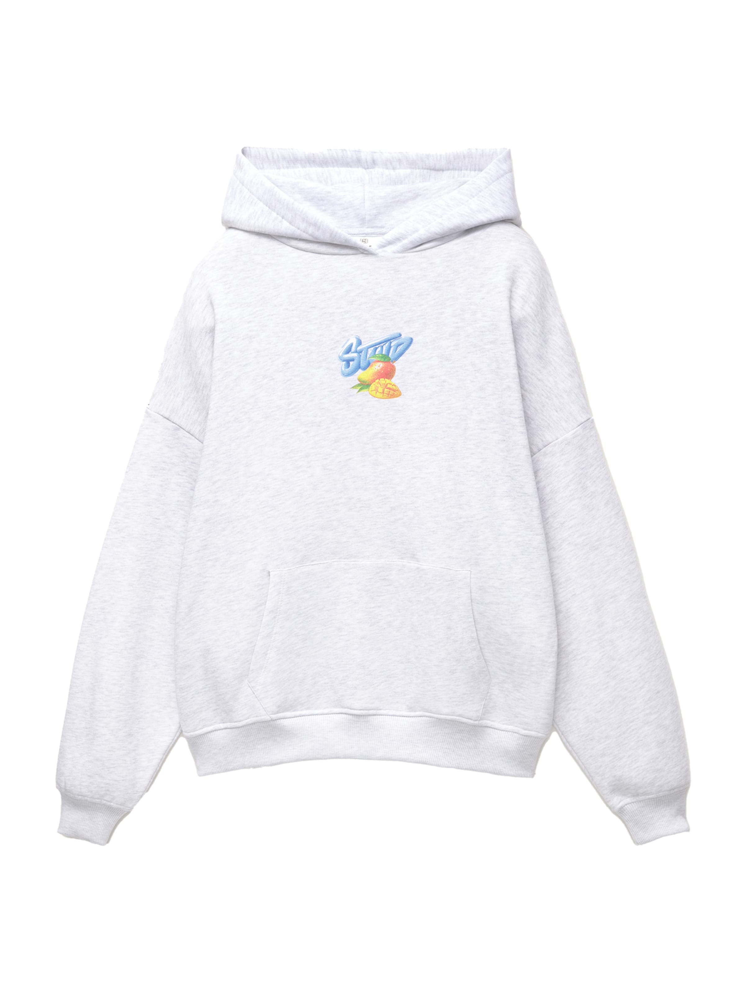 Pull&amp;Bear Суичър &#x27;STWD&#x27; в сиво: отпред