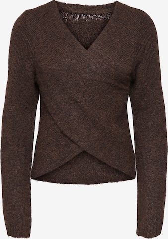 ONLY Πουλόβερ 'ONLZAGGIE' σε καφέ: μπροστά