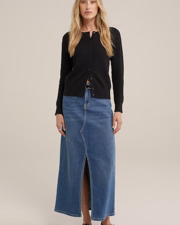 WE Fashion Knit cardigan in Black