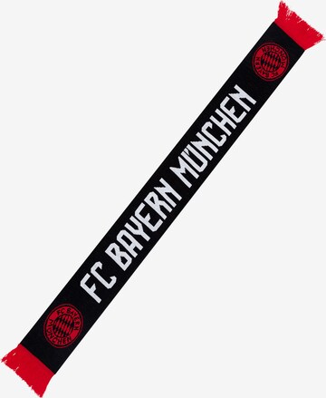 FC BAYERN MÜNCHEN Sports Scarf 'Thomas Müller' in Black: front