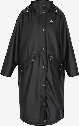 Manteau mi-saison Schmuddelwedda en noir : devant