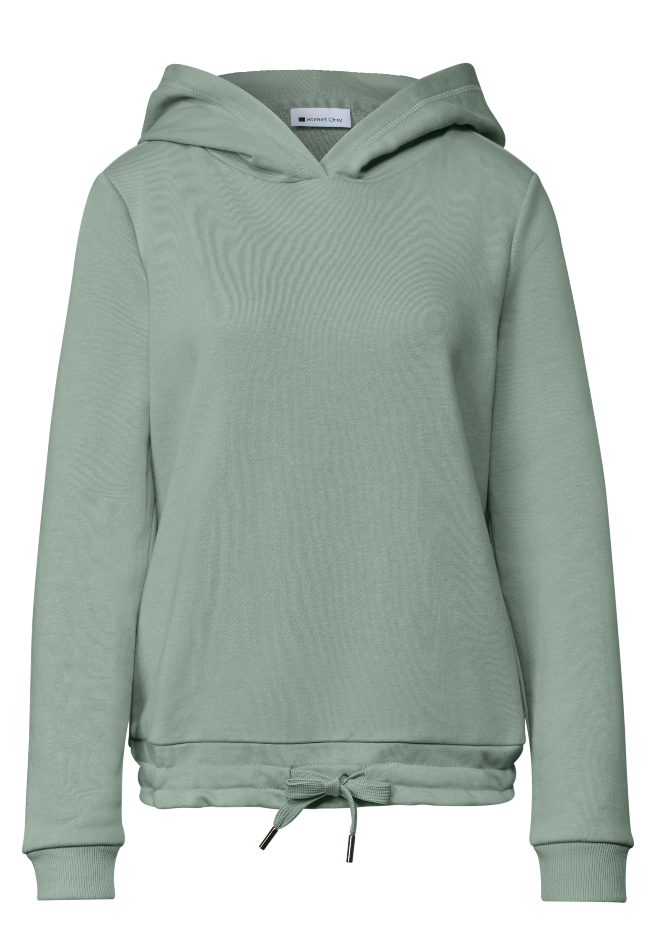 STREET ONE Sweatshirt in Grün: Vorderseite