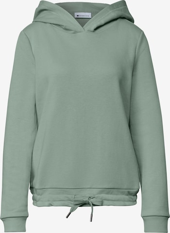 STREET ONE Sweatshirt in Grün: Vorderseite