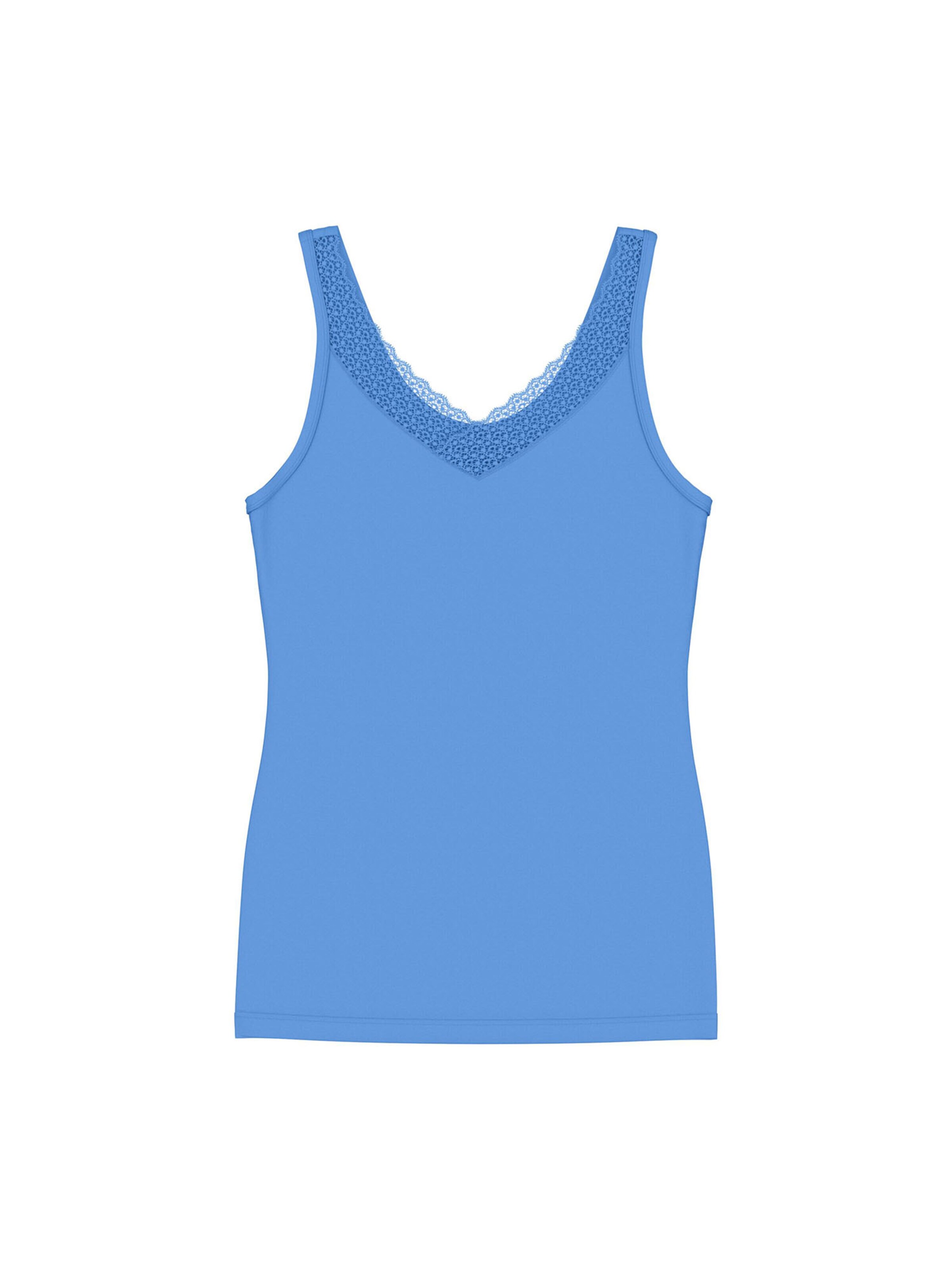 TRIUMPH Trägertop ' Red Label Feel of Modal ' in Blau: Vorderseite