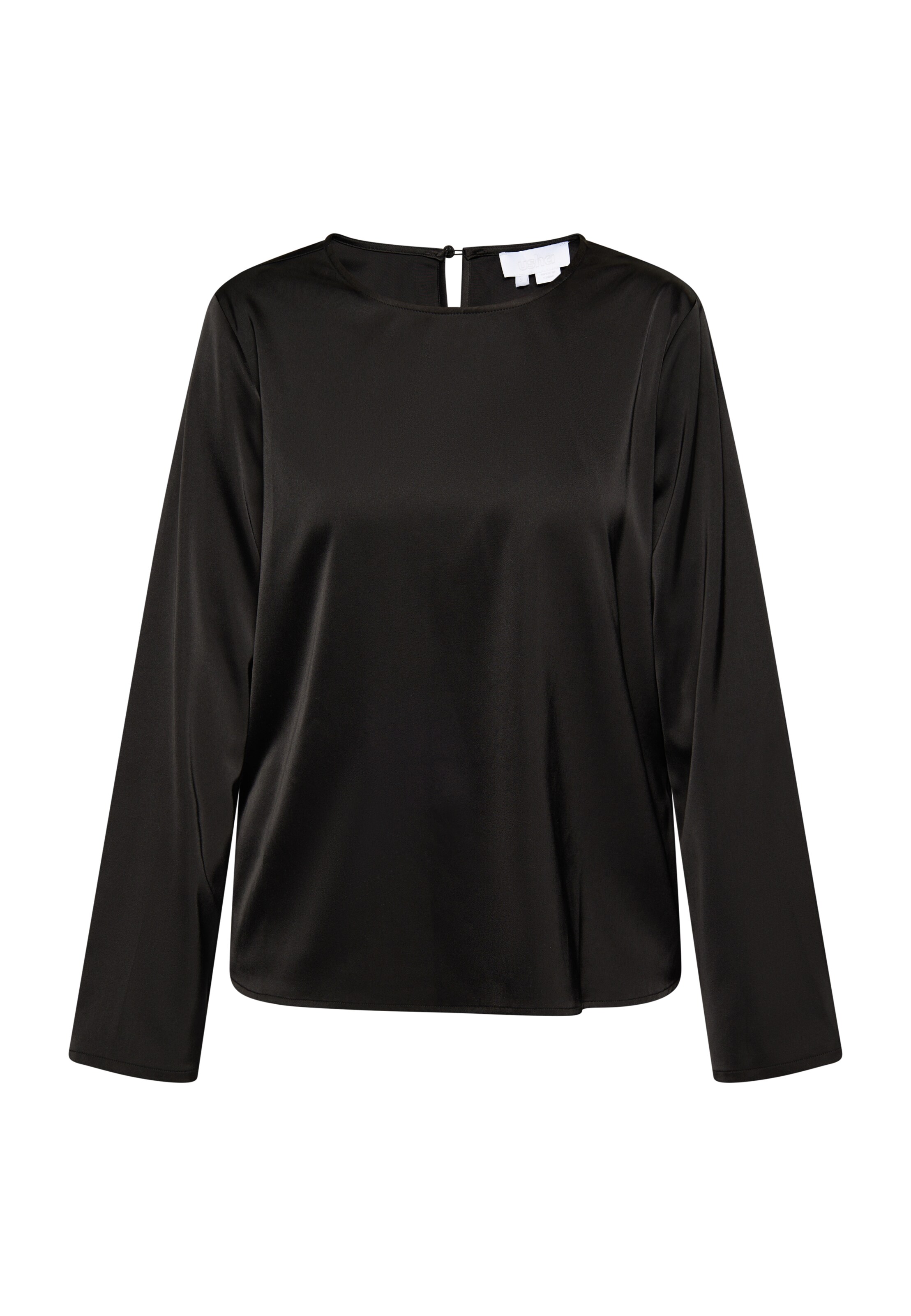 usha WHITE LABEL Bluse in Schwarz: Vorderseite