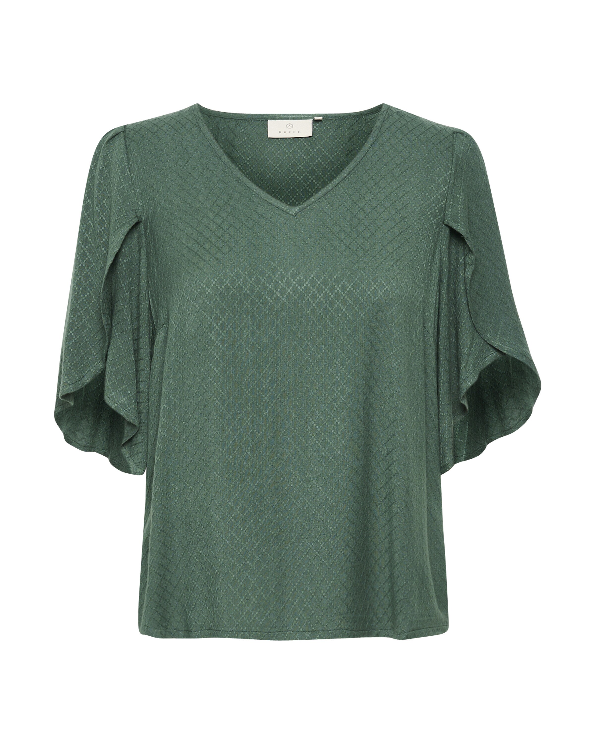 Kaffe Bluse 'Mina' in Grün: Vorderseite