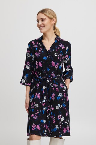 Robe-chemise 'Joella' b.young en noir : devant