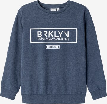 NAME IT Sweatshirt 'VALON' i blå: framsida