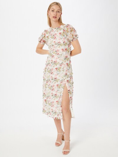 Forever Unique Koktel haljina u miks boja / bijela, Prikaz modela