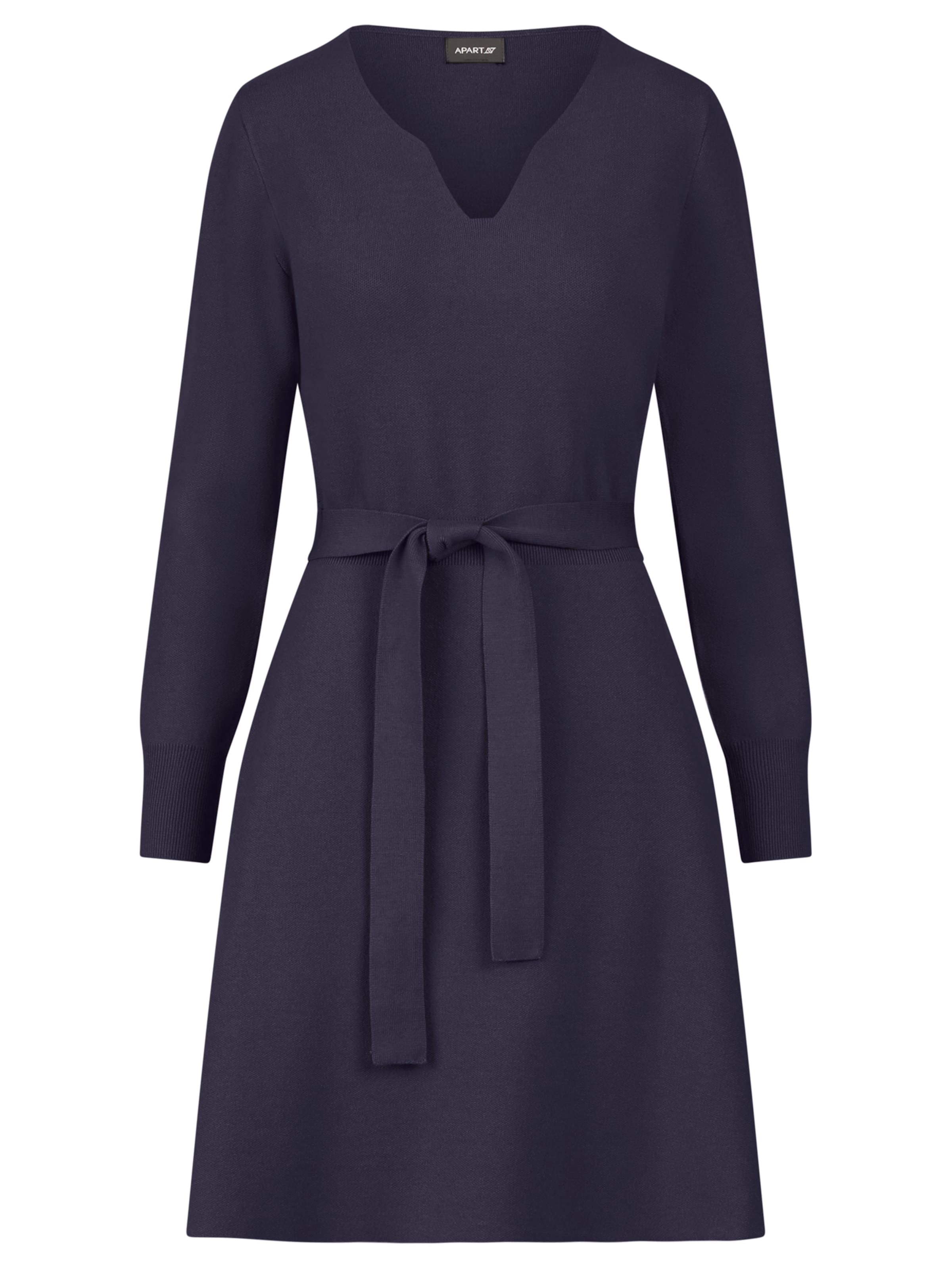 APART Strickkleid in Blau: Vorderseite