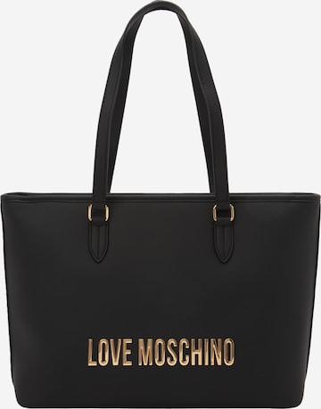 Love MoschinoShopper torba - crna boja: prednji dio