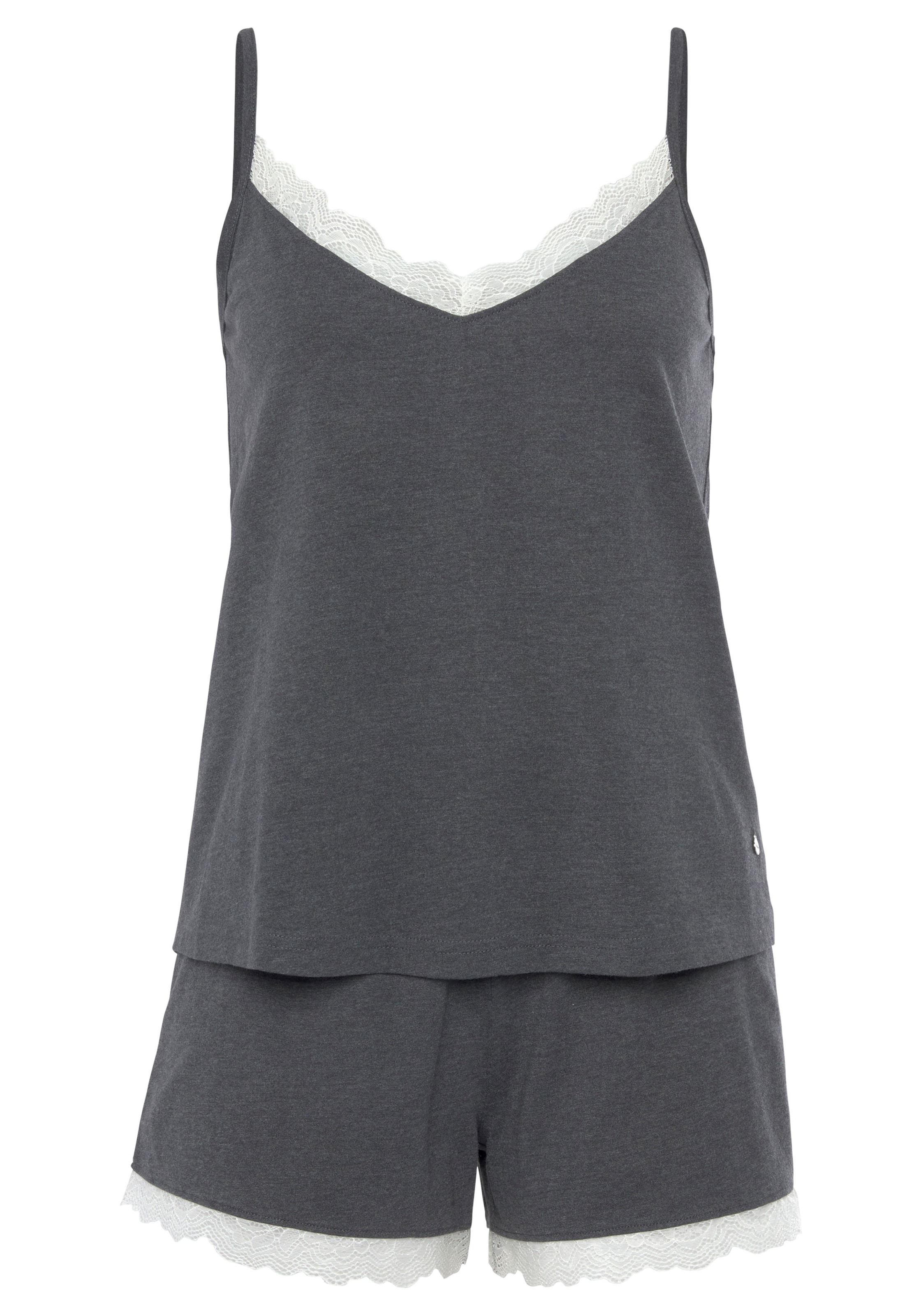 s.Oliver Pyjamashortsit värissä harmaa: etupuoli