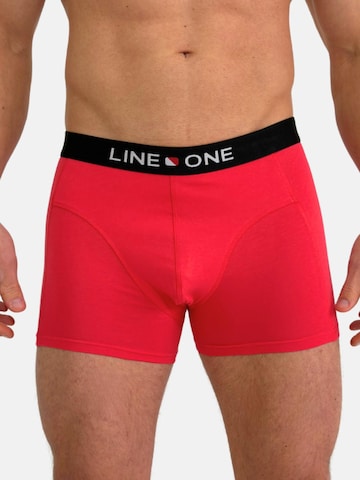 Line One Μποξεράκι 'Herren Boxershorts aus Baumwolle' σε κόκκινο