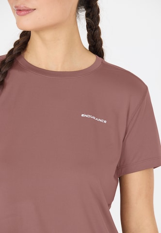 ENDURANCE Functioneel shirt in Rood