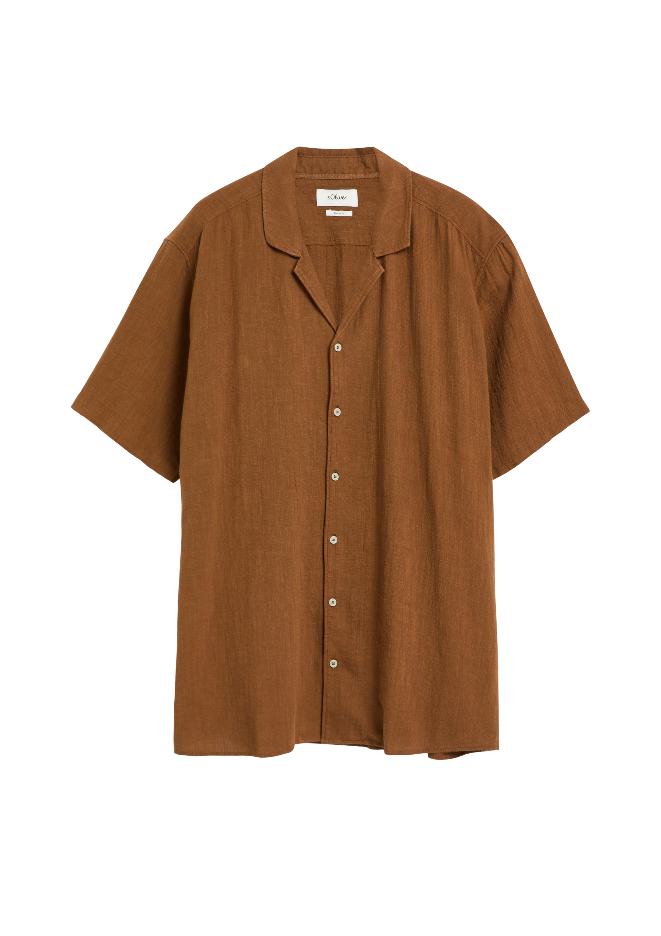 Coupe regular Chemise s.Oliver en marron : devant
