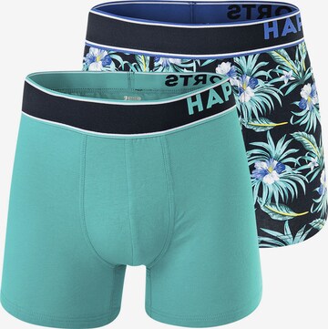 Boxers Happy Shorts en bleu : devant