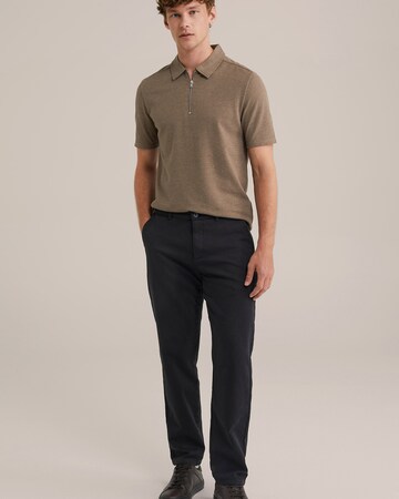 Coupe slim Pantalon chino WE Fashion en noir