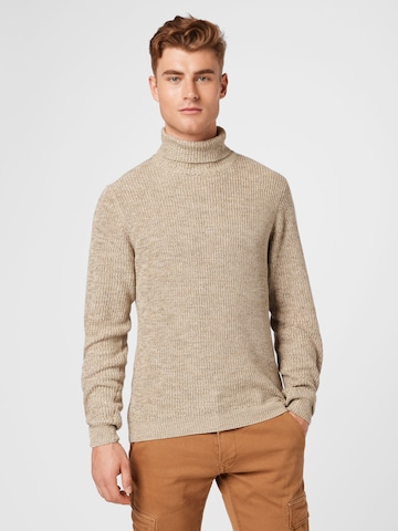 Pull-over 'Oliver' Redefined Rebel en beige : devant