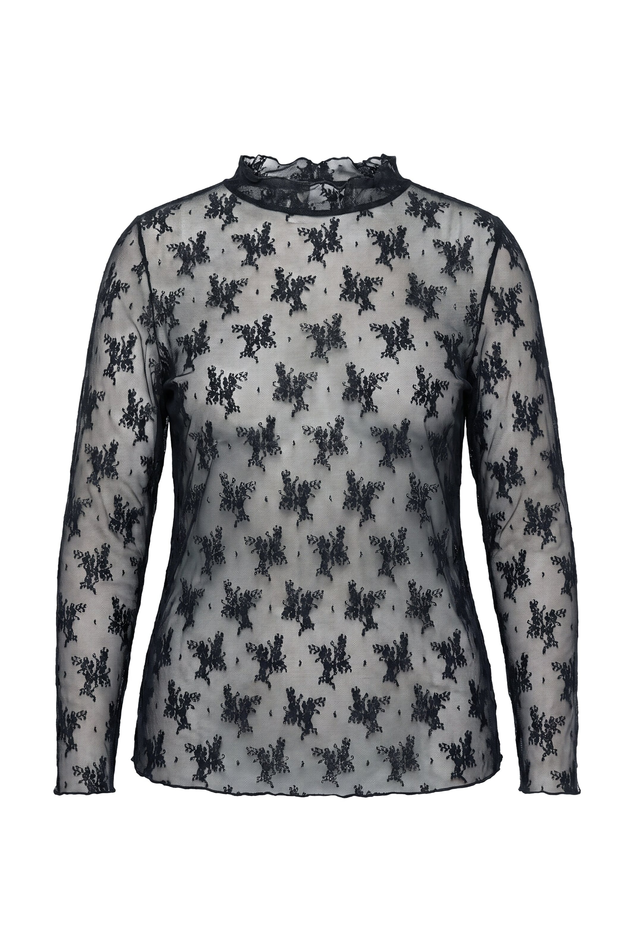 MIAMODA Shirt in Black: front