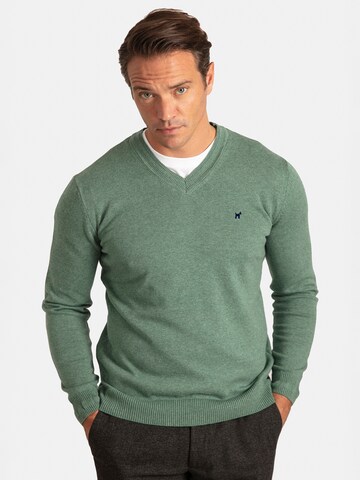 Williot Sweater in Green: front