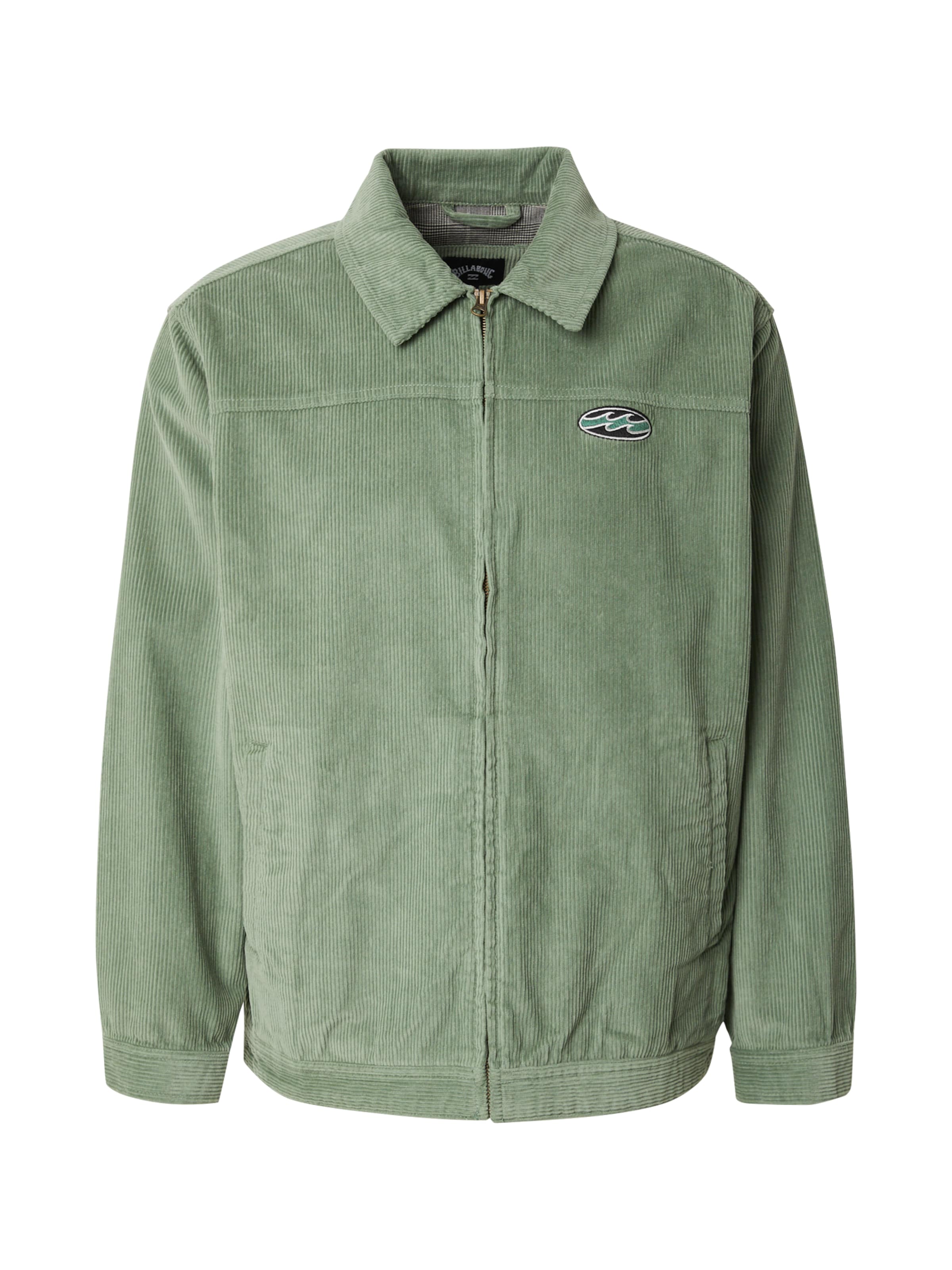 BILLABONG Αθλητικό μπουφάν 'BAD DOG' σε πράσινο: μπροστά