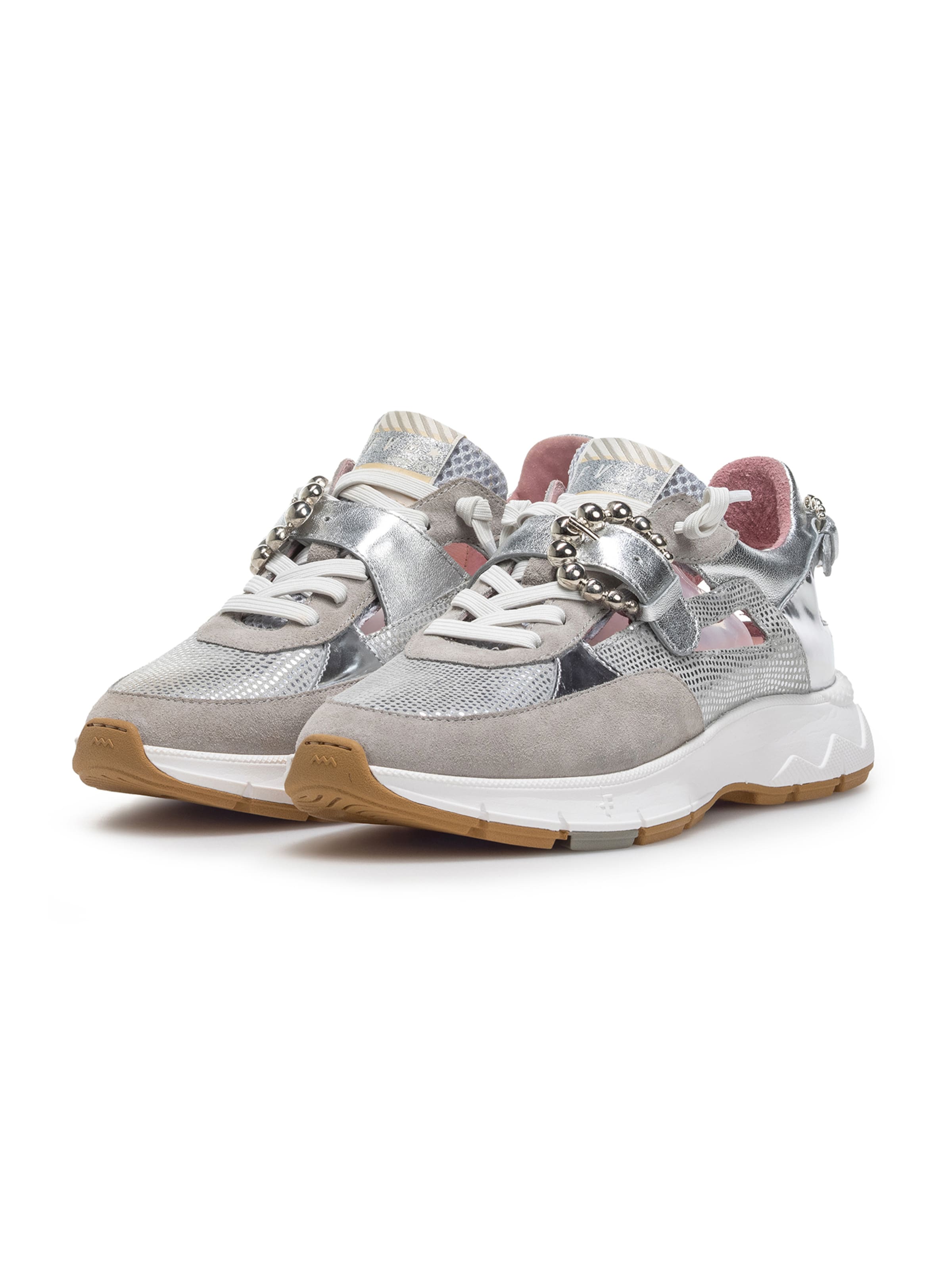 Floris van Bommel Sneaker 'Daysi 08' in Silber