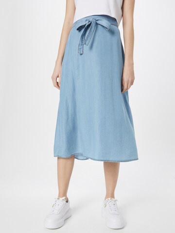 Cream Skirt 'Domi' in Blue: front