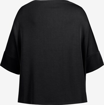 Sweat-shirt Ulla Popken en noir