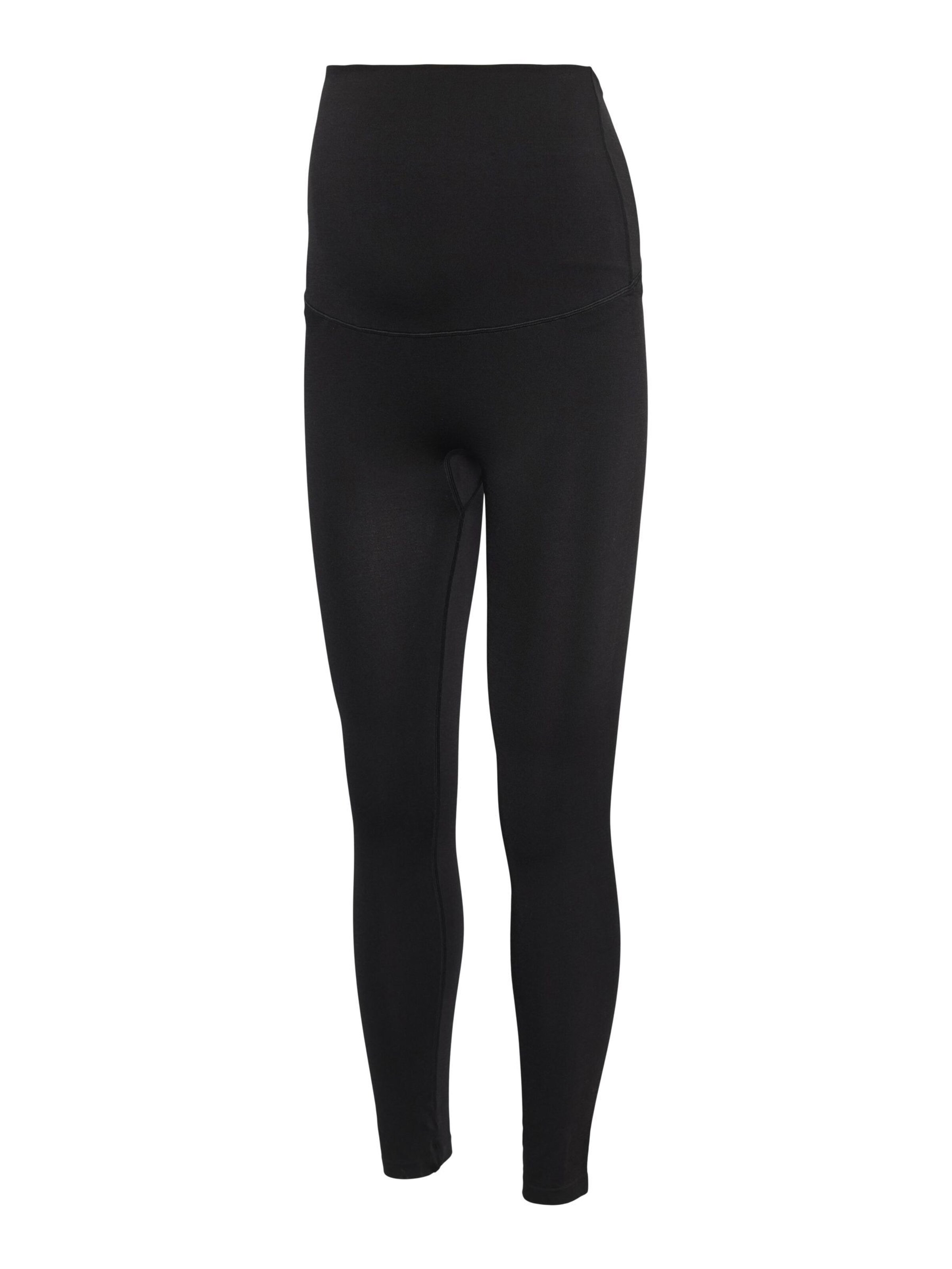 Skinny Leggings 'MLSIMONE' MAMALICIOUS en noir : devant