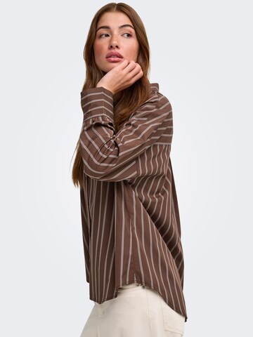 ONLY Blouse 'ONLOregon' in Brown