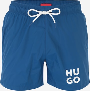 HUGO Red Плавательные шорты 'PAOL' в Синий: спереди