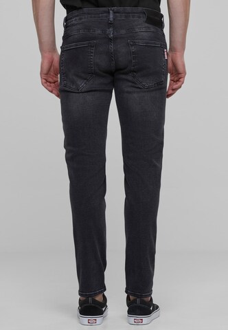 2Y Premium Tapered Jeans in Grey