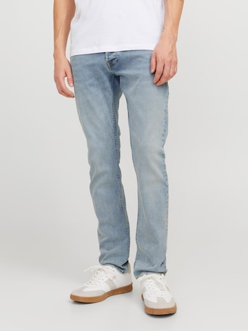 JACK & JONES - Slimfit Calças de ganga 'JJIGlenn JJOriginal' em azul: frente