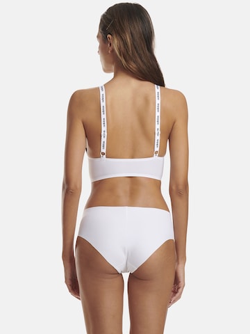 Triangle Soutien-gorge ' LONGLINE BRALETTE ' ADIDAS SPORTSWEAR en blanc