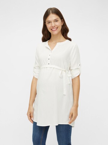 MAMALICIOUS Tunic 'MERCY' in White: front