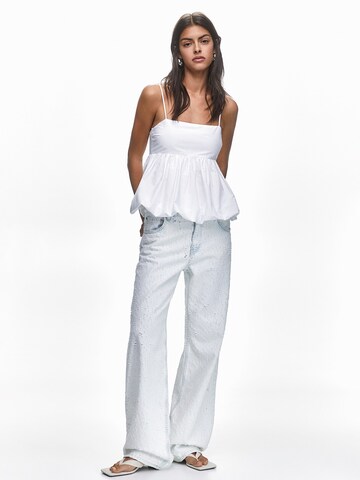 Chemisier Pull&Bear en blanc