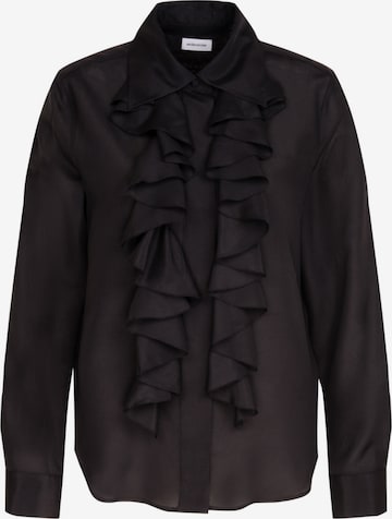 Chemisier 'Schwarze Rose' SEIDENSTICKER en noir : devant
